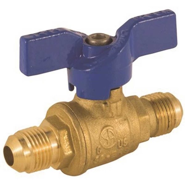 Jomar International 5/8 in. Flare X 3/4 in. FIP Gas Ball Valve 101-504